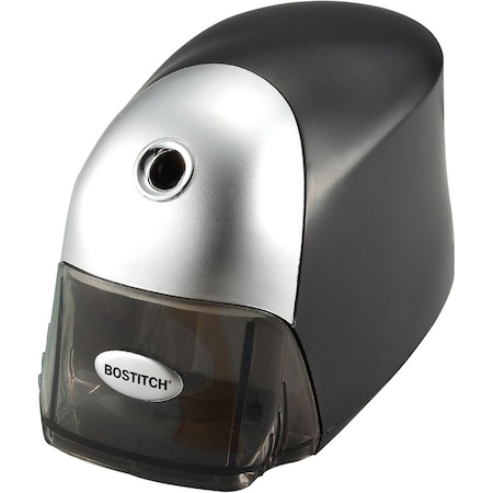 Bostitch Pencil Sharpener, Electric, Tip Saver, 4"x7-1/2"x5", Black BOSEPS8HDBLK